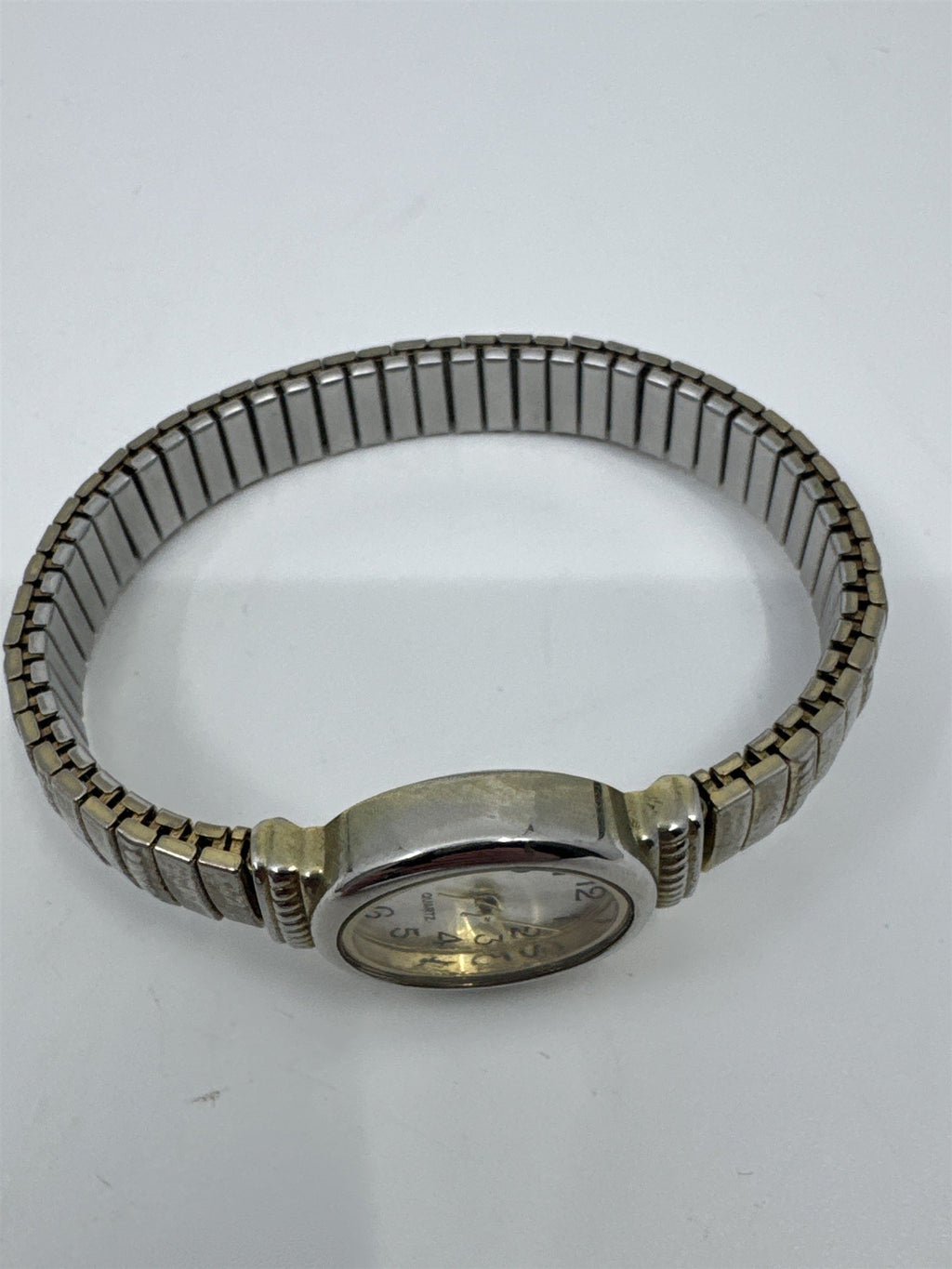 Women's Stainless Steel Caseback Japan Movement Base Stretch Watch