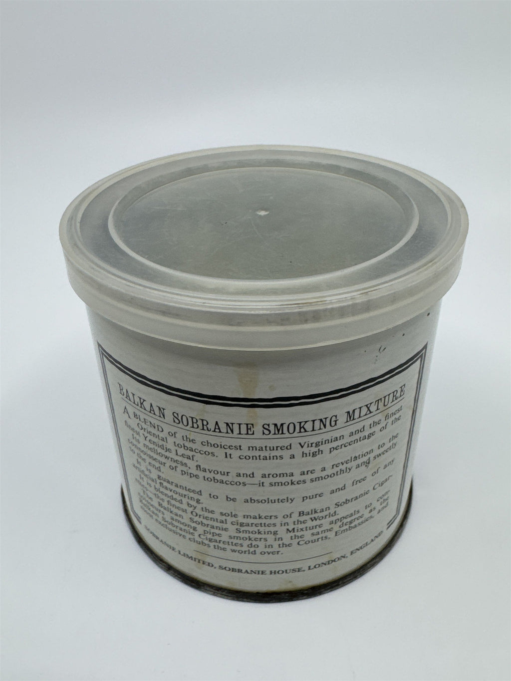 Vintage Balkan Sobrane Smoking Mixture Tobacco Smoking Empty Tobacco Tin