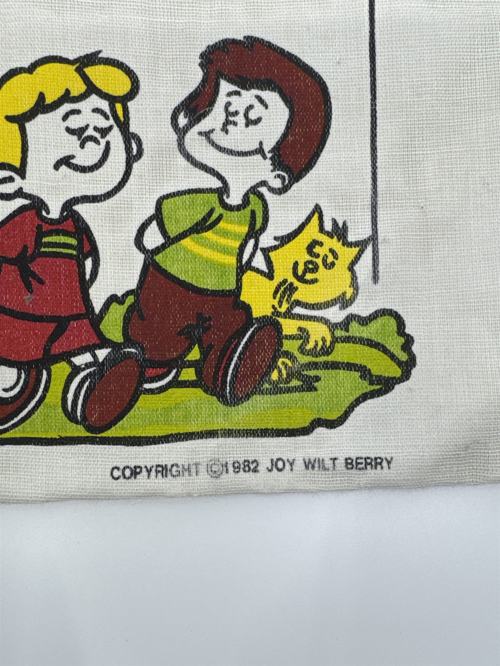Vintage 1982 Let's Talk About Joy Wilt Berry Library Book Bag Tote