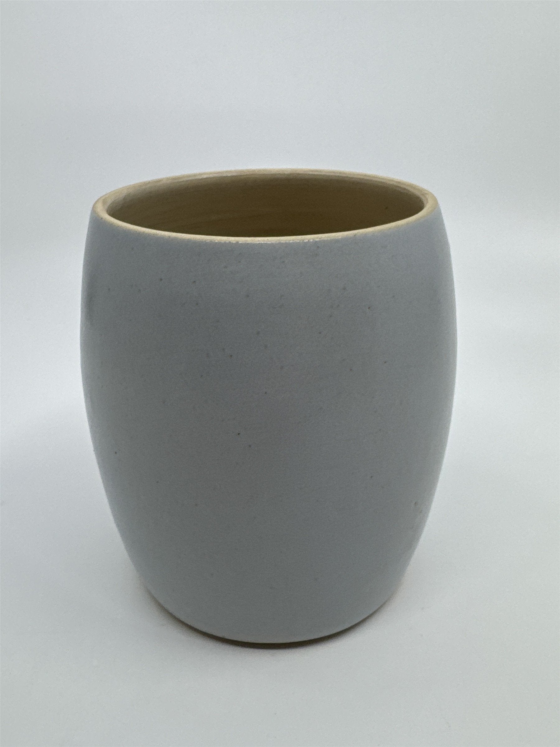 Vintage Thistle Buchan Portobello Stoneware Floral Vase Made In Scotland
