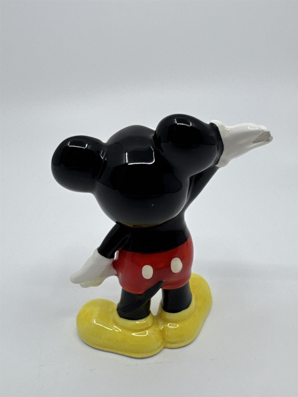 Vintage Walt Disney Mickey Mouse Japan Waving Mickey Mouse W/ Chipped Hand