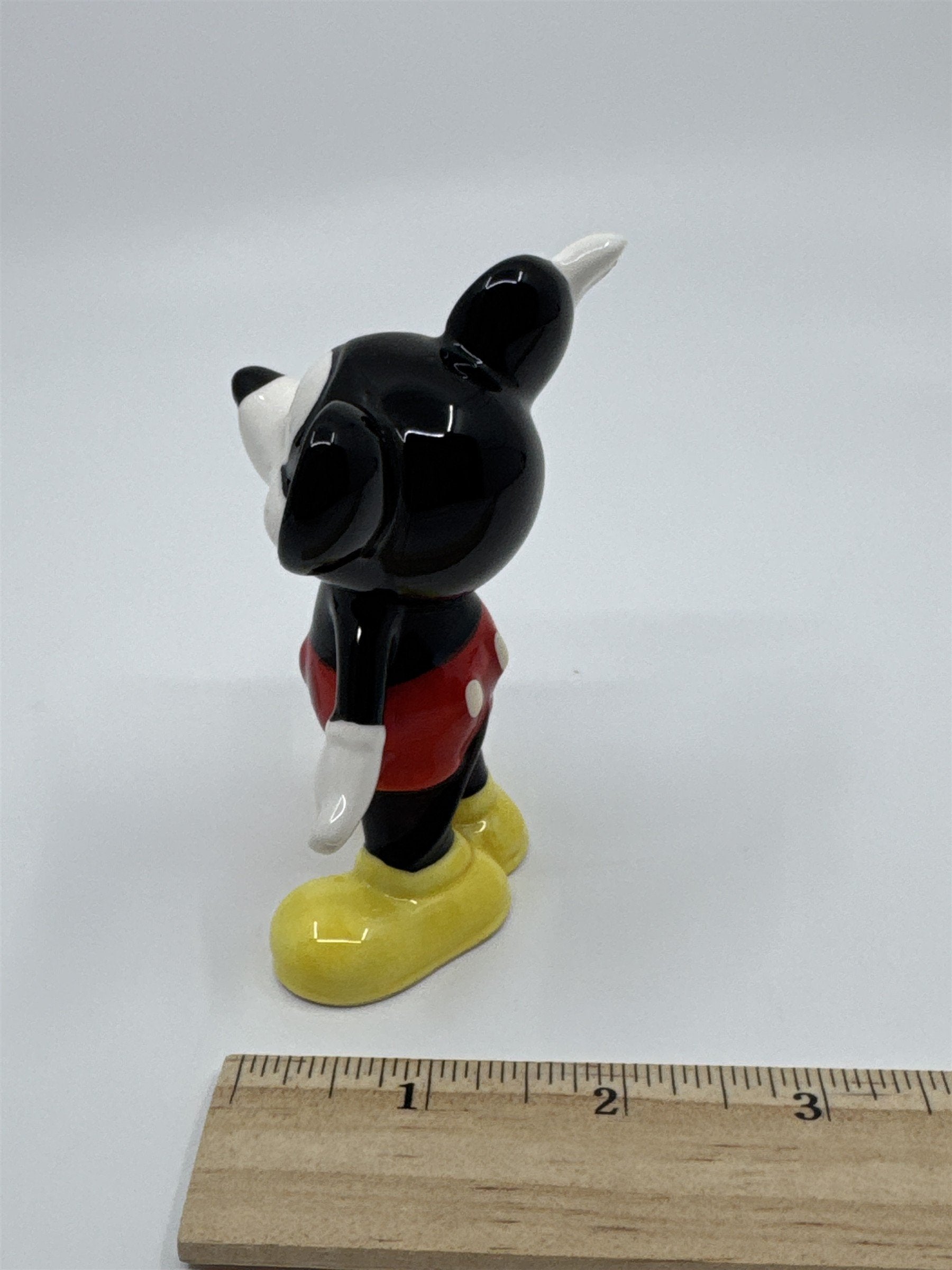 Vintage Walt Disney Mickey Mouse Japan Waving Mickey Mouse W/ Chipped Hand