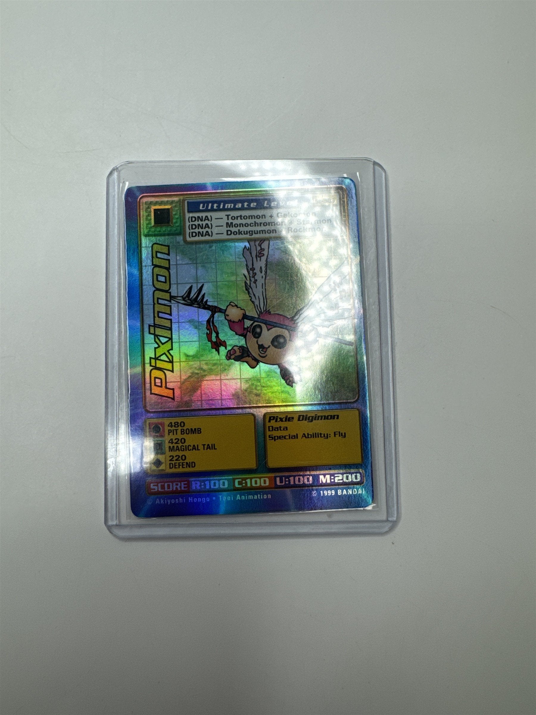 Digimon CCG Battle Series 1 Piximon ST-30S Holofoil Ultimate Card 1999 BANDAI