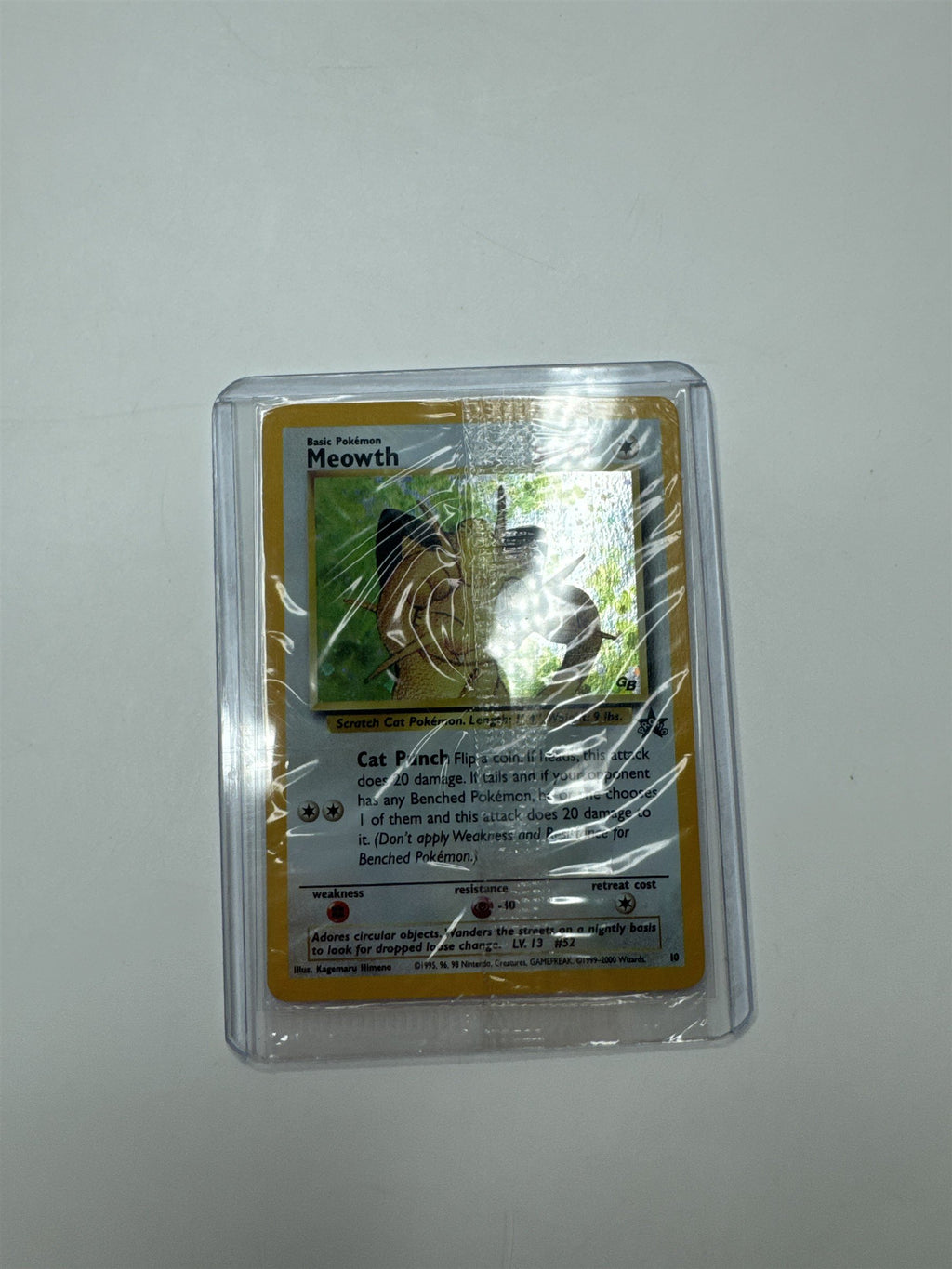 Meowth #10 Black Star Promo Pokémon TCG Card STILL SEALED Rare