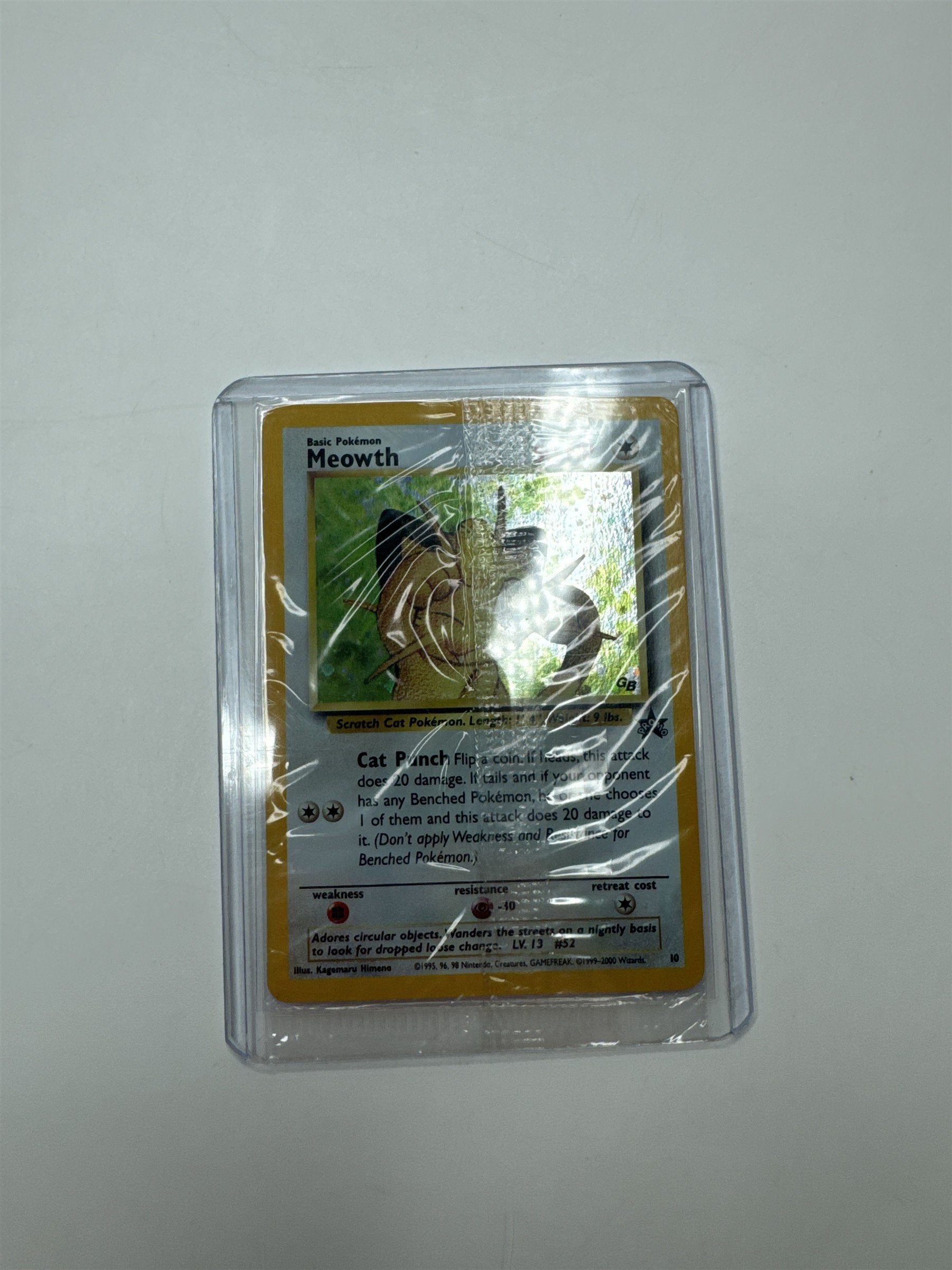 Meowth #10 Black Star Promo Pokémon TCG Card STILL SEALED Rare