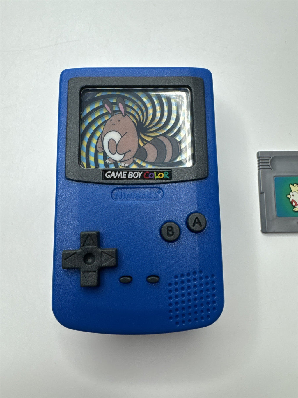 2000 Nintendo Pokemon Game Boy Color Blue Sentret Burger King Kids Meal Toy