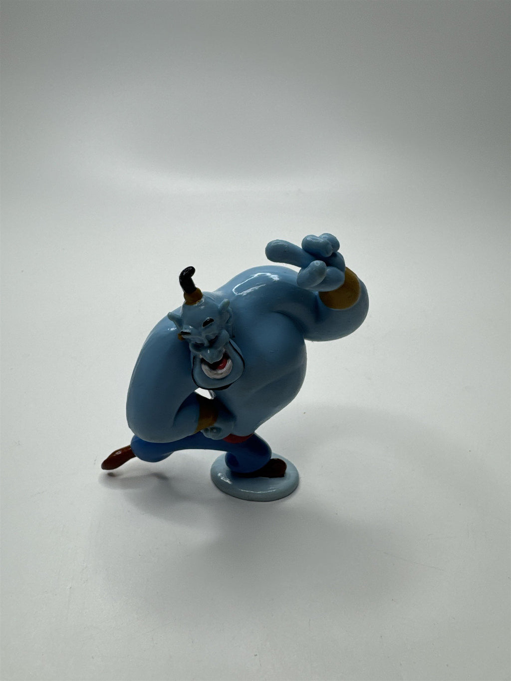 Vintage 1992 Disney Aladdin Genie 3" PVC Action Figure Toy Magic Wishes Genie