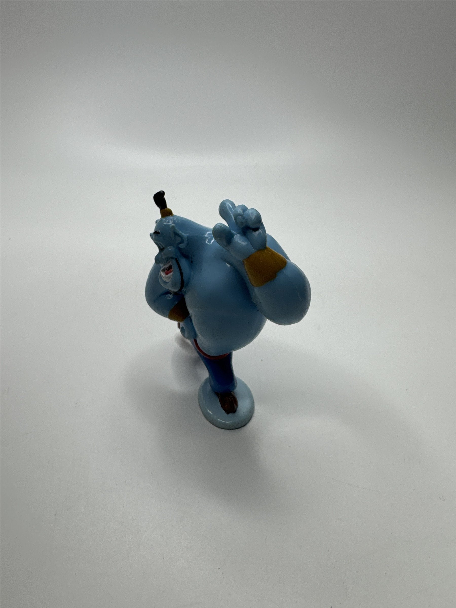 Vintage 1992 Disney Aladdin Genie 3" PVC Action Figure Toy Magic Wishes Genie
