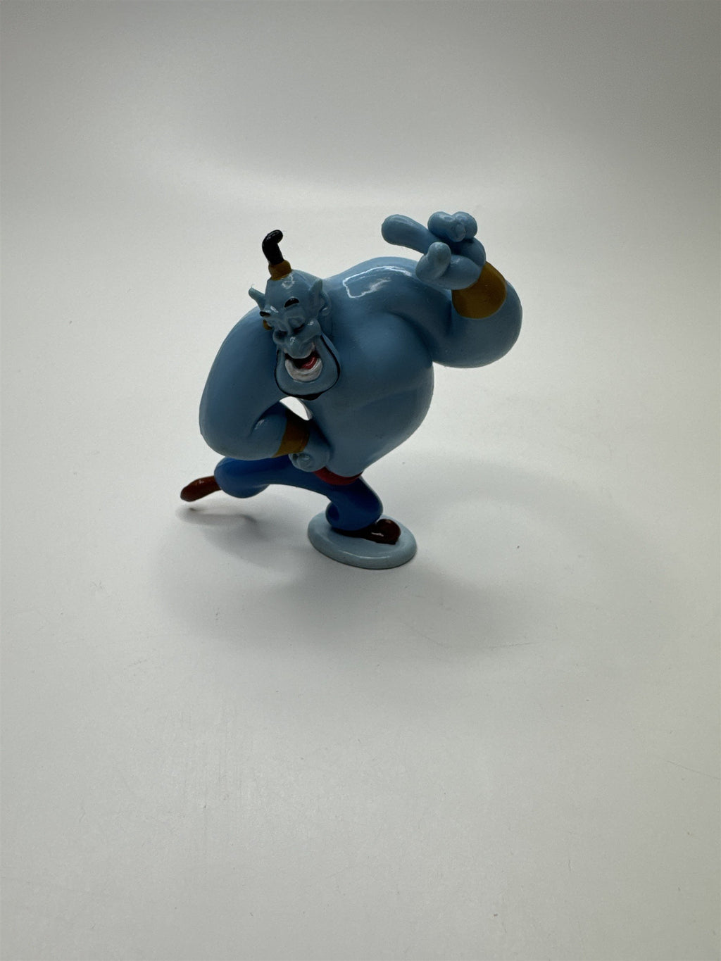 Vintage 1992 Disney Aladdin Genie 3" PVC Action Figure Toy Magic Wishes Genie