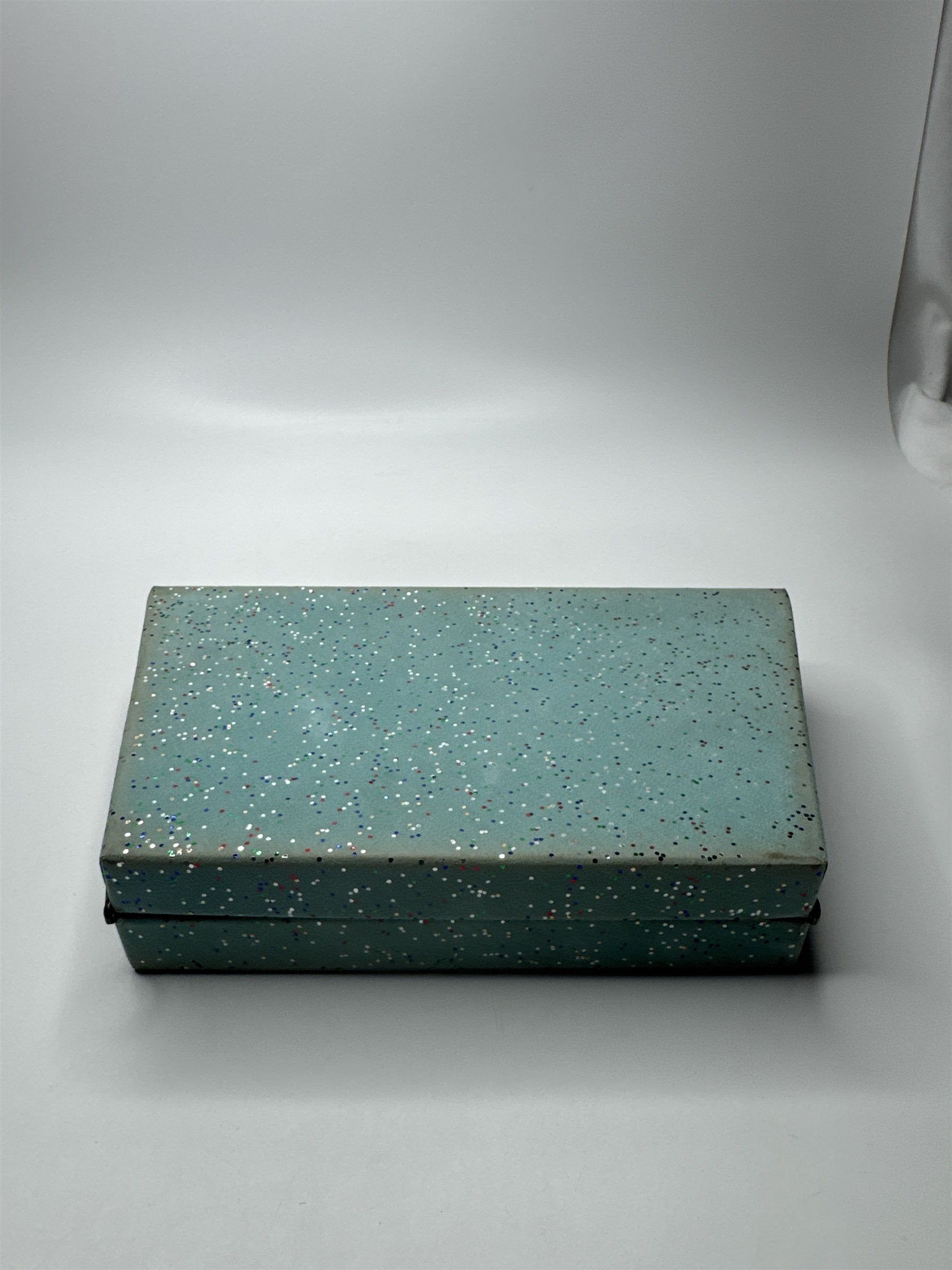 Vintage Norman Watch Co. Canal Street New York Watch Box Sparkling Glitter