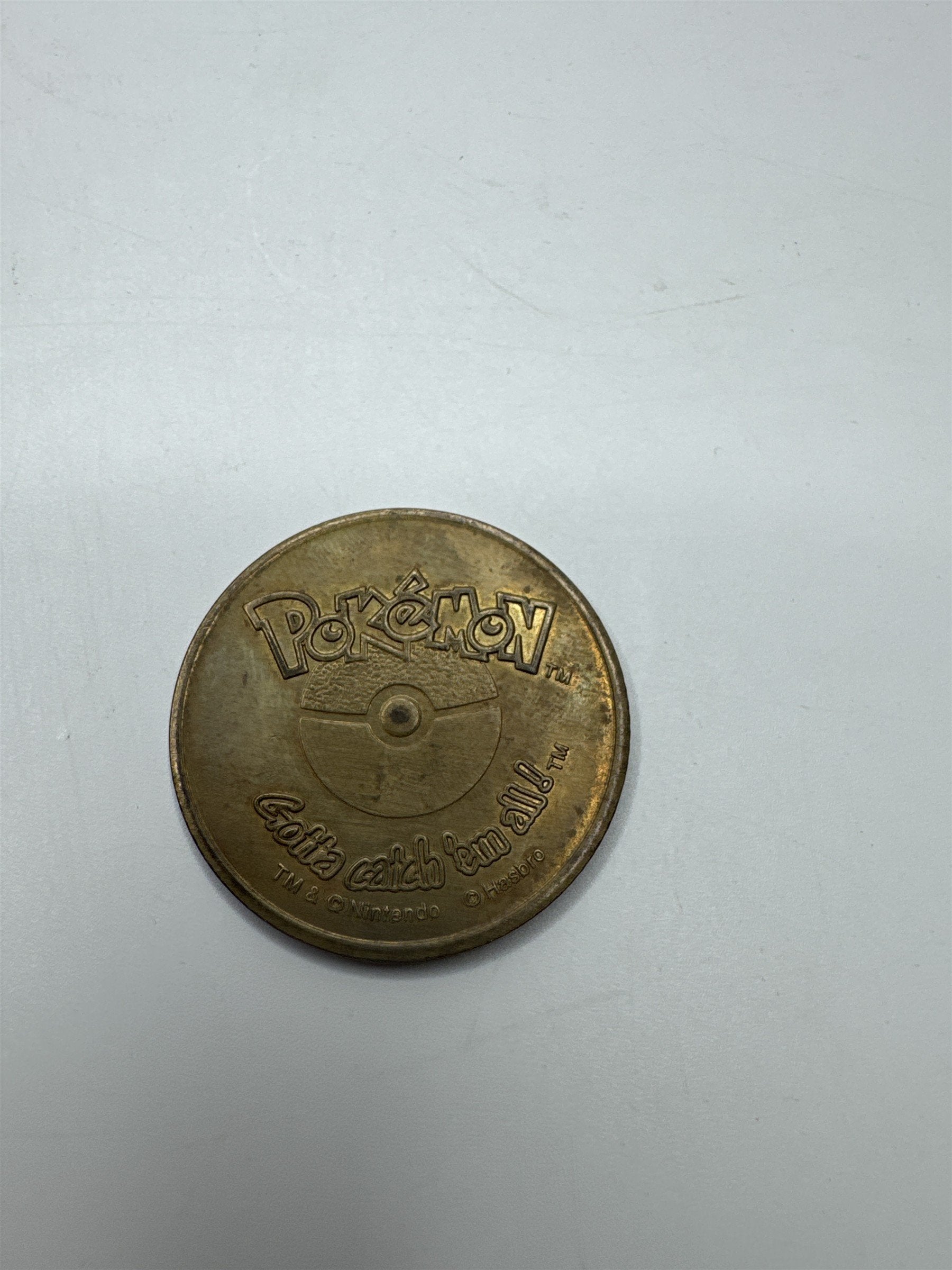 1999 Vintage Nintendo Hasbro Pokemon Battle Coin Gold Butterfree #12