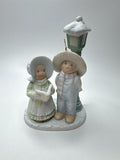 Vintage 90s HOMCO Circle of Friends Masterpiece JOY TO THE WORLD Lamp Post
