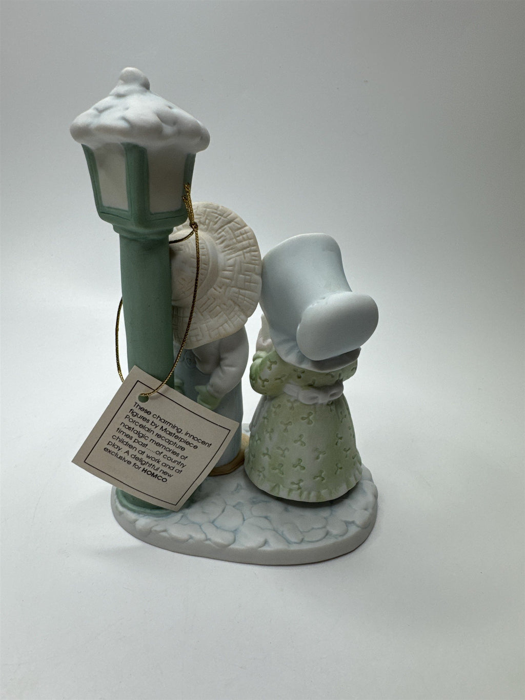 Vintage 90s HOMCO Circle of Friends Masterpiece JOY TO THE WORLD Lamp Post