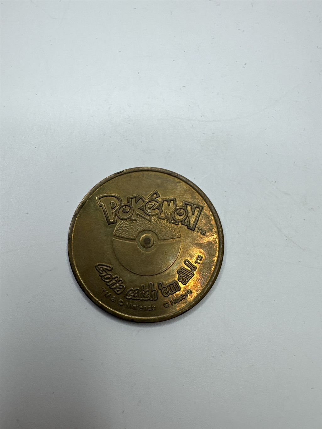 1999 Vintage Nintendo Hasbro Pokemon Battle Coin Gold Diglett #50
