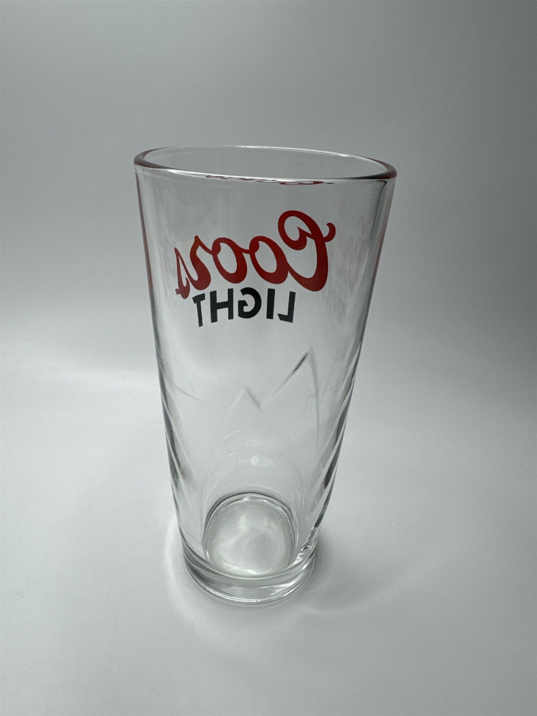 Coors Light Embossed Mountain Logo 16oz Pint Beer Glass Barware