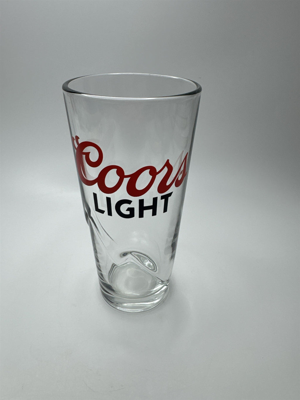 Coors Light Embossed Mountain Logo 16oz Pint Beer Glass Barware