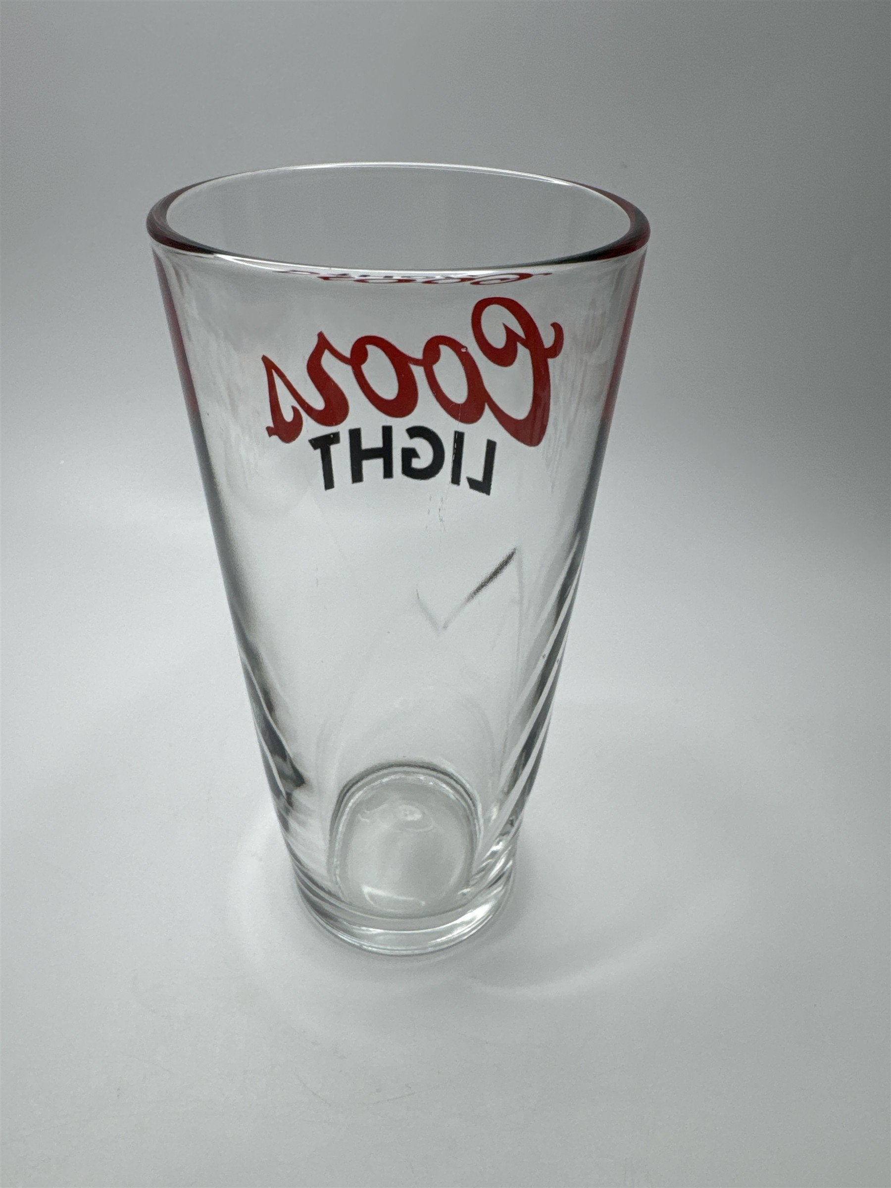 Coors Light Embossed Mountain Logo 16oz Pint Beer Glass Barware