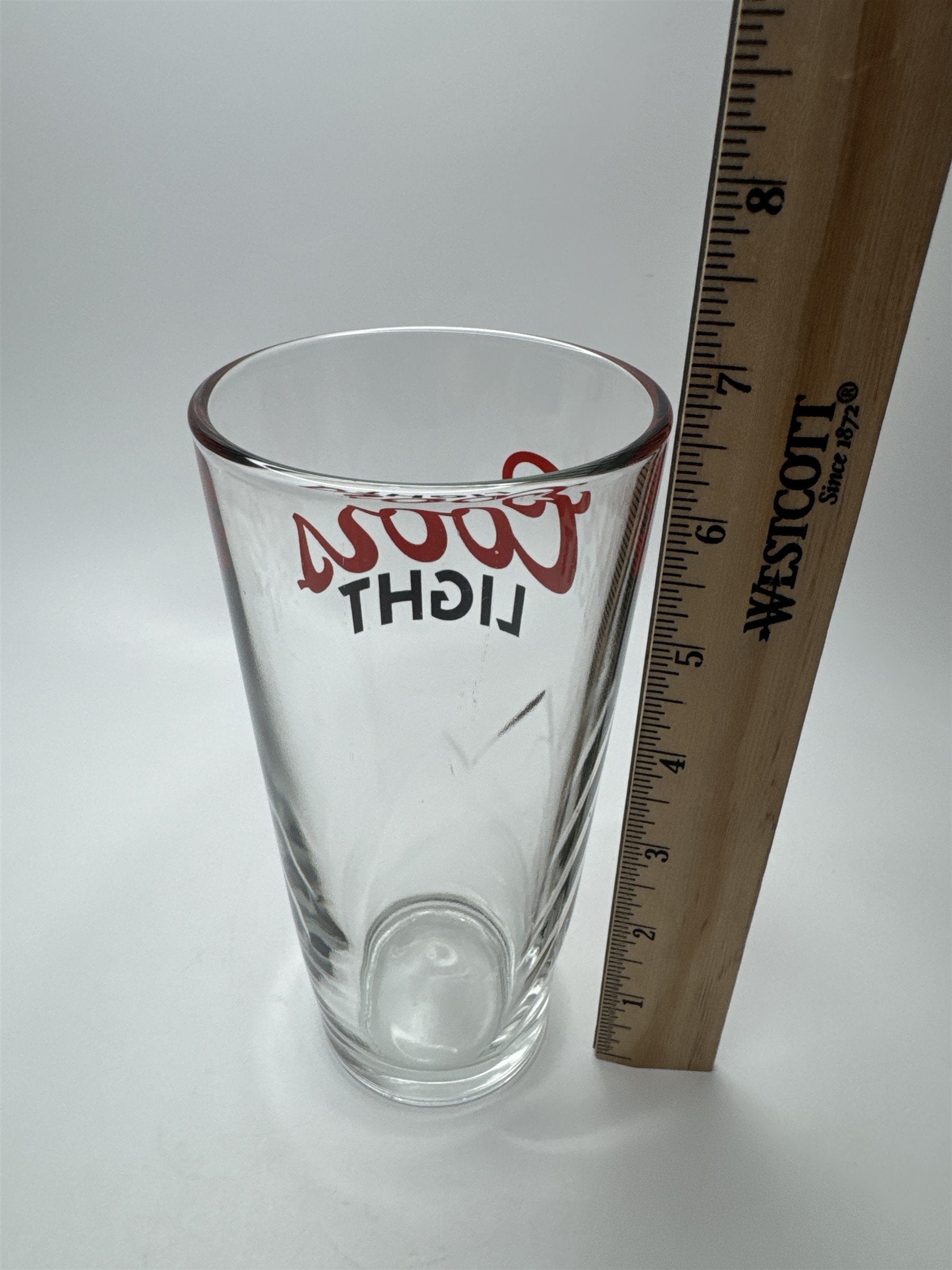 Coors Light Embossed Mountain Logo 16oz Pint Beer Glass Barware