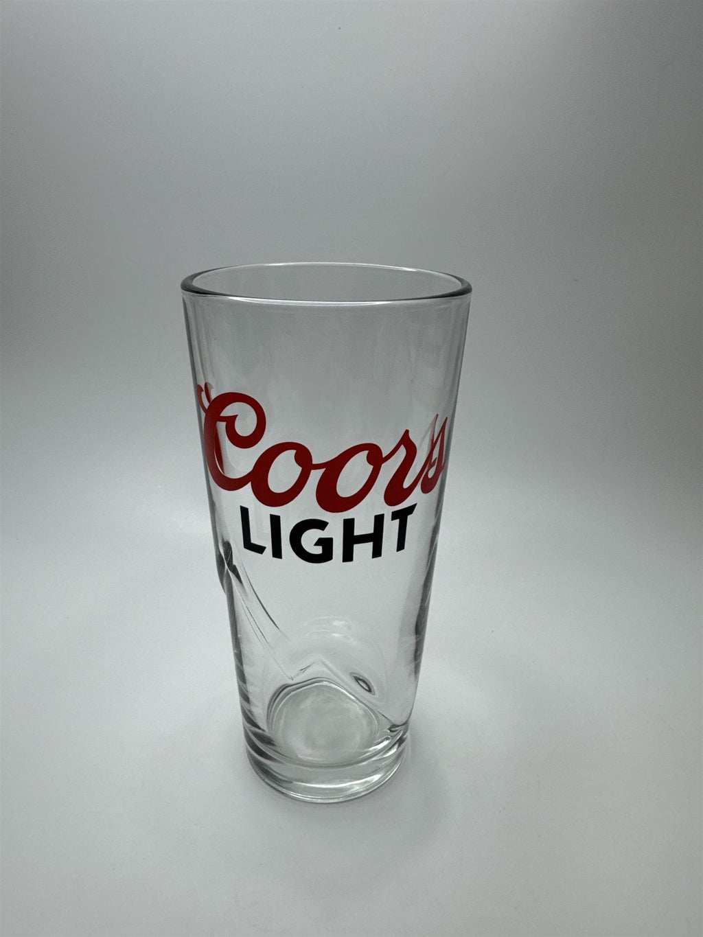 Coors Light Embossed Mountain Logo 16oz Pint Beer Glass Barware