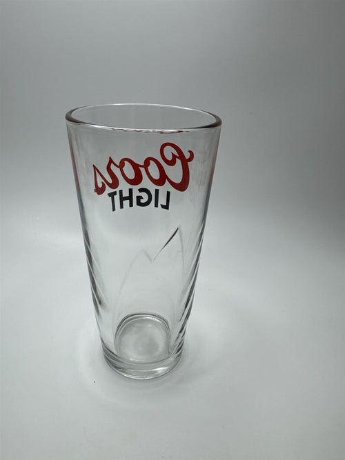 Coors Light Embossed Mountain Logo 16oz Pint Beer Glass Barware