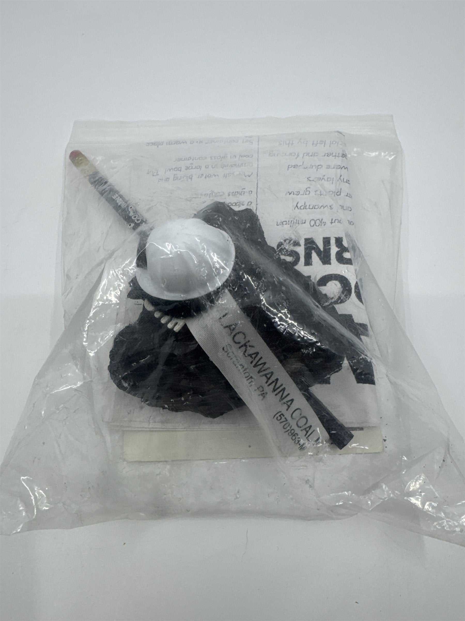 Vintage Lackawanna Coal Mine Scranton, PA Gift Set W/ Black Coal and Pamphlet