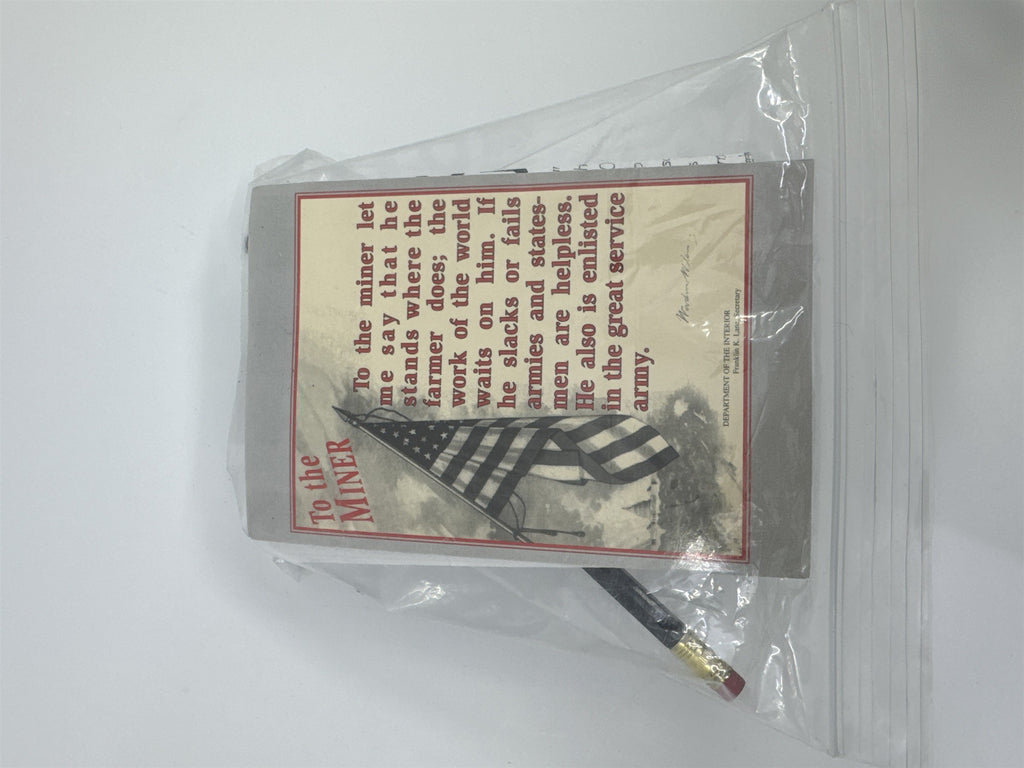 Vintage Lackawanna Coal Mine Scranton, PA Gift Set W/ Black Coal and Pamphlet