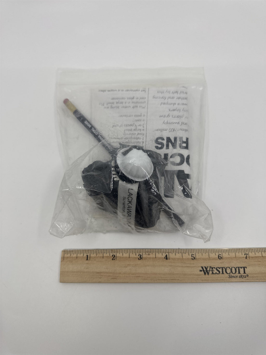 Vintage Lackawanna Coal Mine Scranton, PA Gift Set W/ Black Coal and Pamphlet