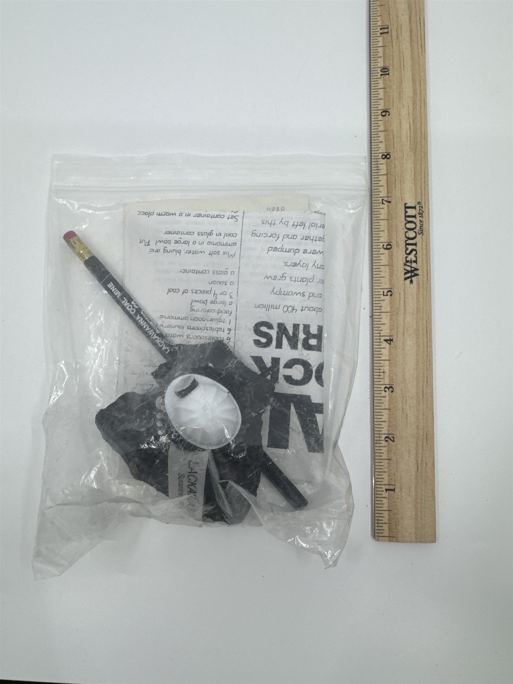 Vintage Lackawanna Coal Mine Scranton, PA Gift Set W/ Black Coal and Pamphlet