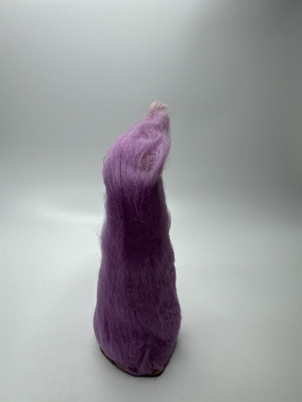 Vintage 1950s Purple Puppet Flashy Eyes and Lips Fuzzy Toy Made in USA RARE TOY