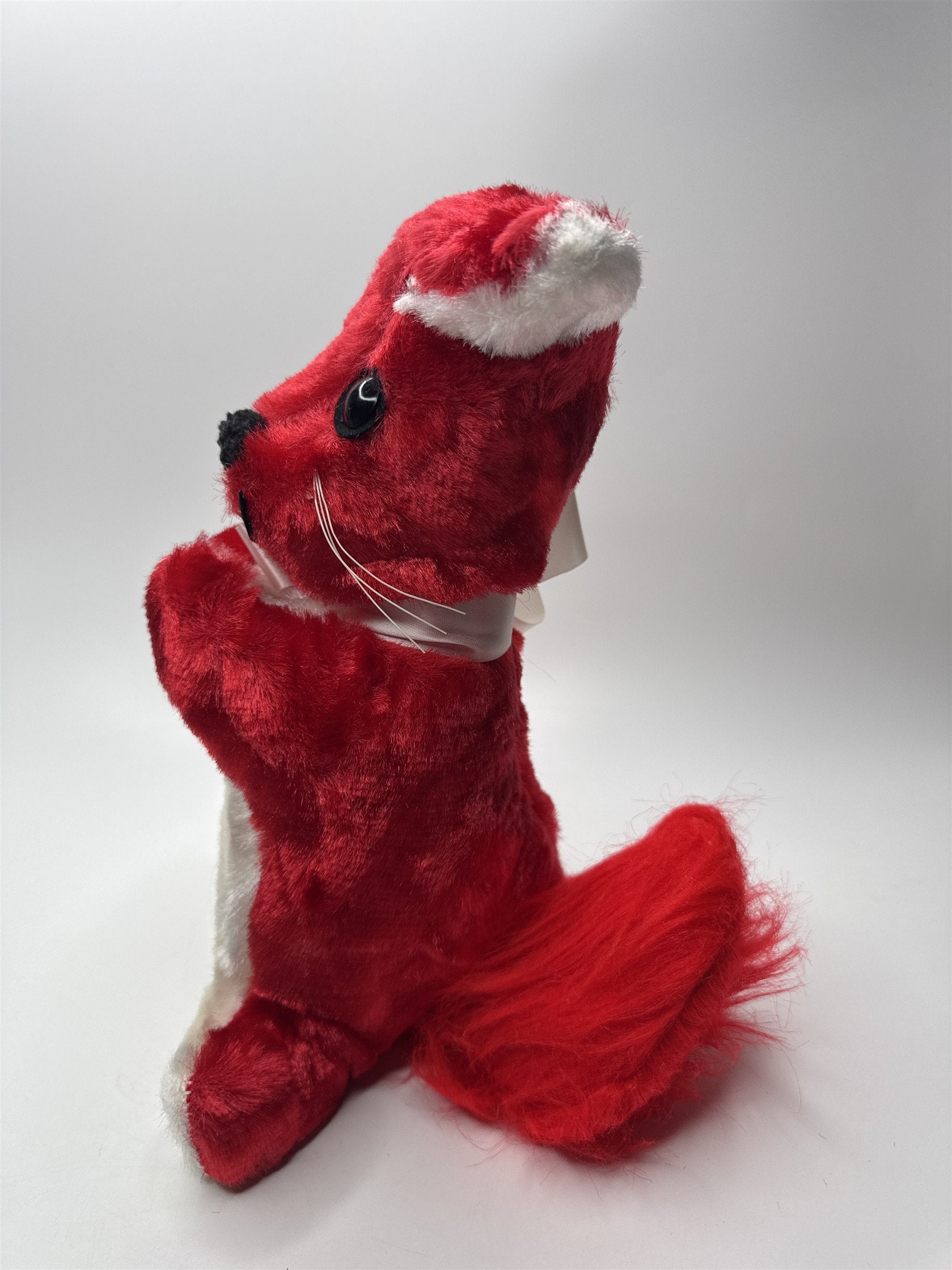 Vintage Red Fox Plushie Figure All New Material PA Collectible Toy