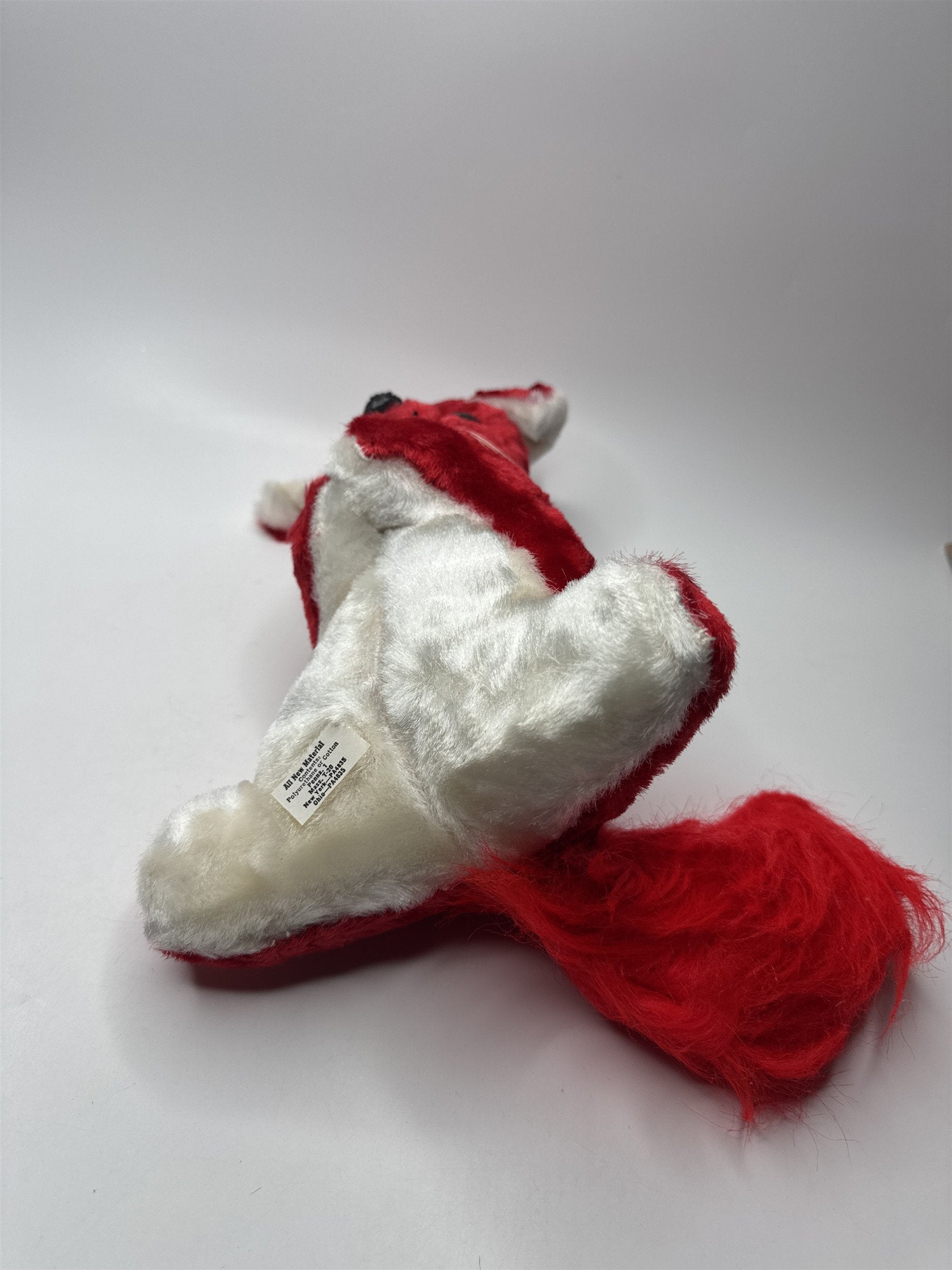 Vintage Red Fox Plushie Figure All New Material PA Collectible Toy