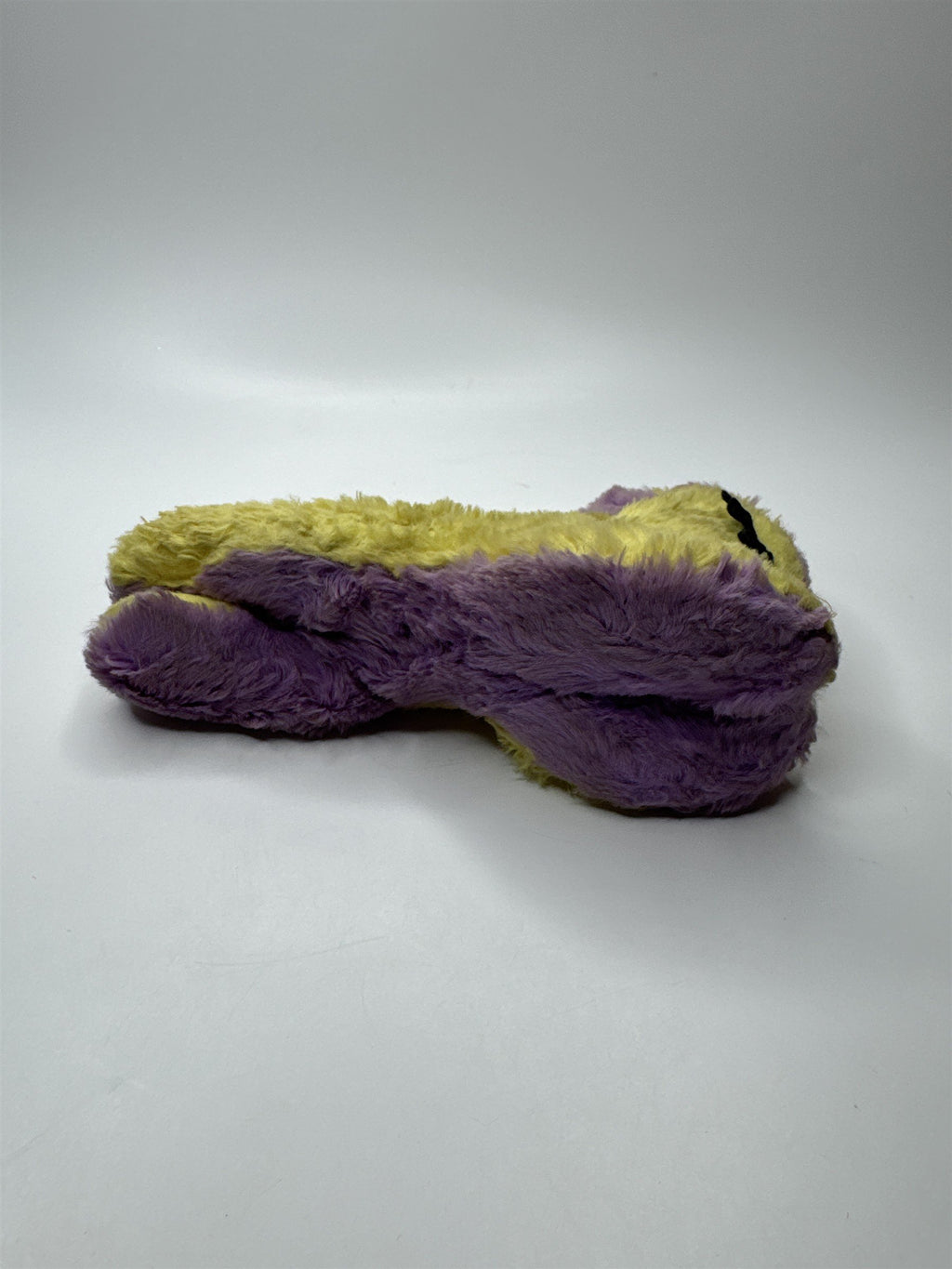 Retro Purple Yellow Rabbit Plushie Stuffed Toy Vintage Animal Collectible