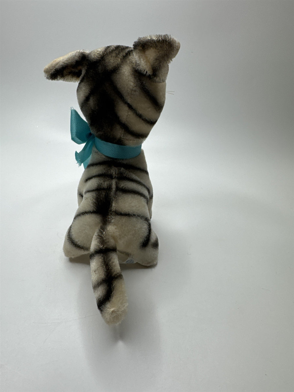 Vintage Jestia Plush White Tiger Cat No. 825 Made in Japan Figure Plushie
