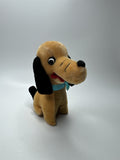 Vintage Jestia Plush Tan Weiner Dog With Tongue Out Made in Japan Plush Toy