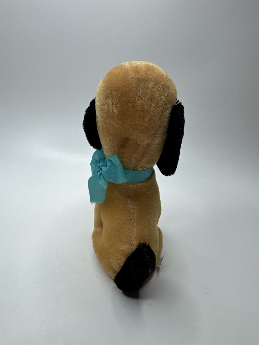 Vintage Jestia Plush Tan Weiner Dog With Tongue Out Made in Japan Plush Toy