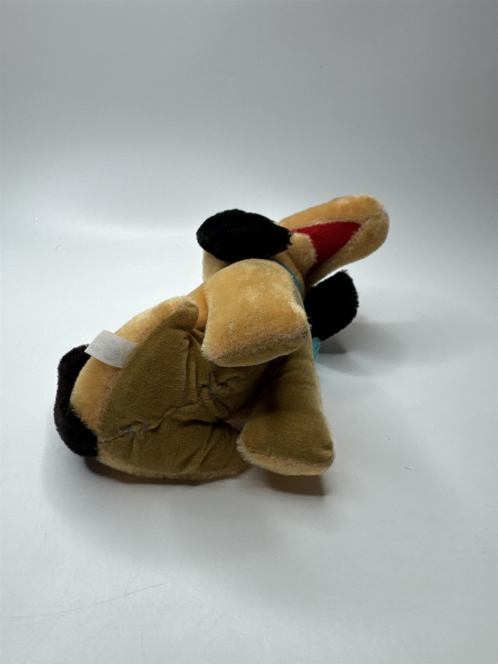 Vintage Jestia Plush Tan Weiner Dog With Tongue Out Made in Japan Plush Toy