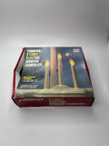 Vintage Timco 3 Light Electric Window Candolier Candlesticks (Needs Bulbs)