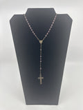 Vintage Purple Beaded Rosary and Cross Catholic Rosary Czechoslovakia