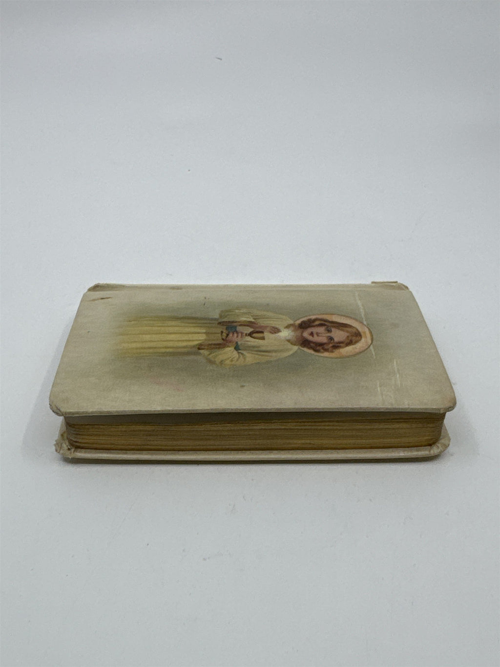Vintage Small Prayer Book Religious Prayer Book W/ Young Child On Cover