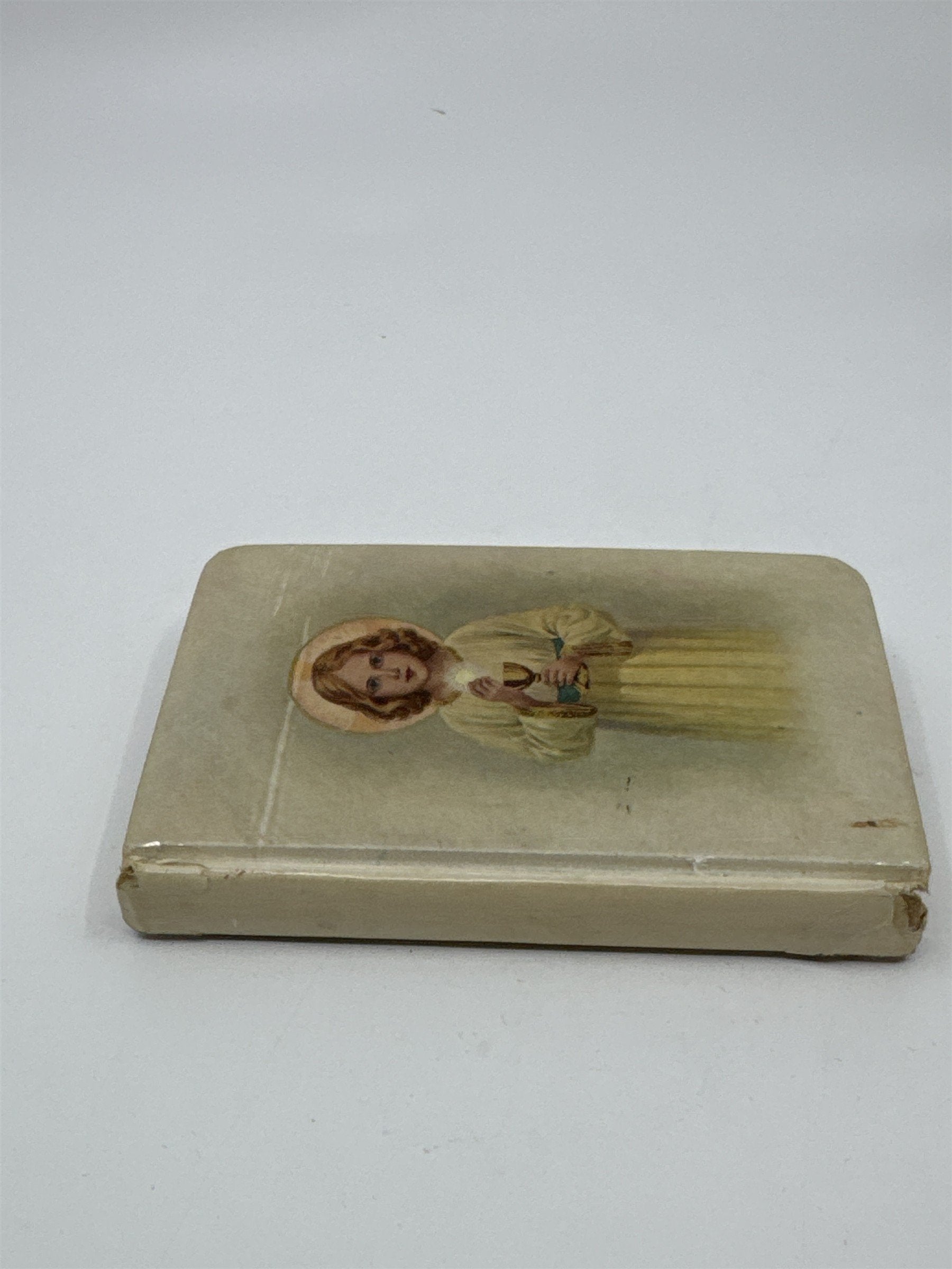 Vintage Small Prayer Book Religious Prayer Book W/ Young Child On Cover