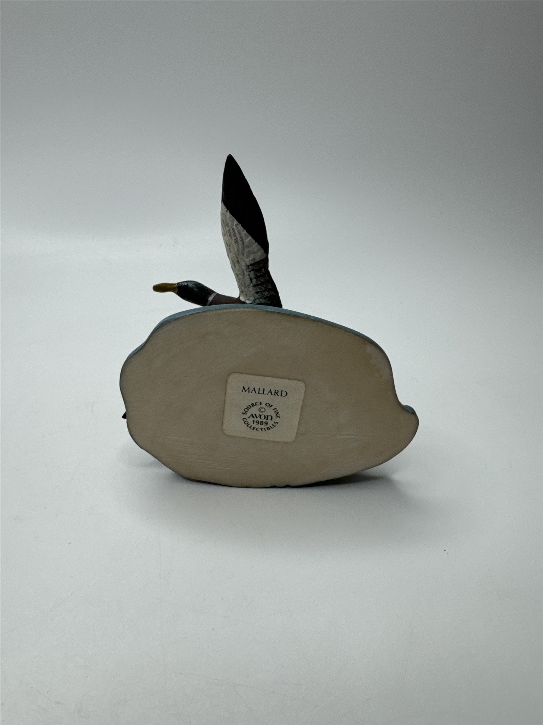 Avon 1989 Native American Collection Mallard Duck Flying Over Pond