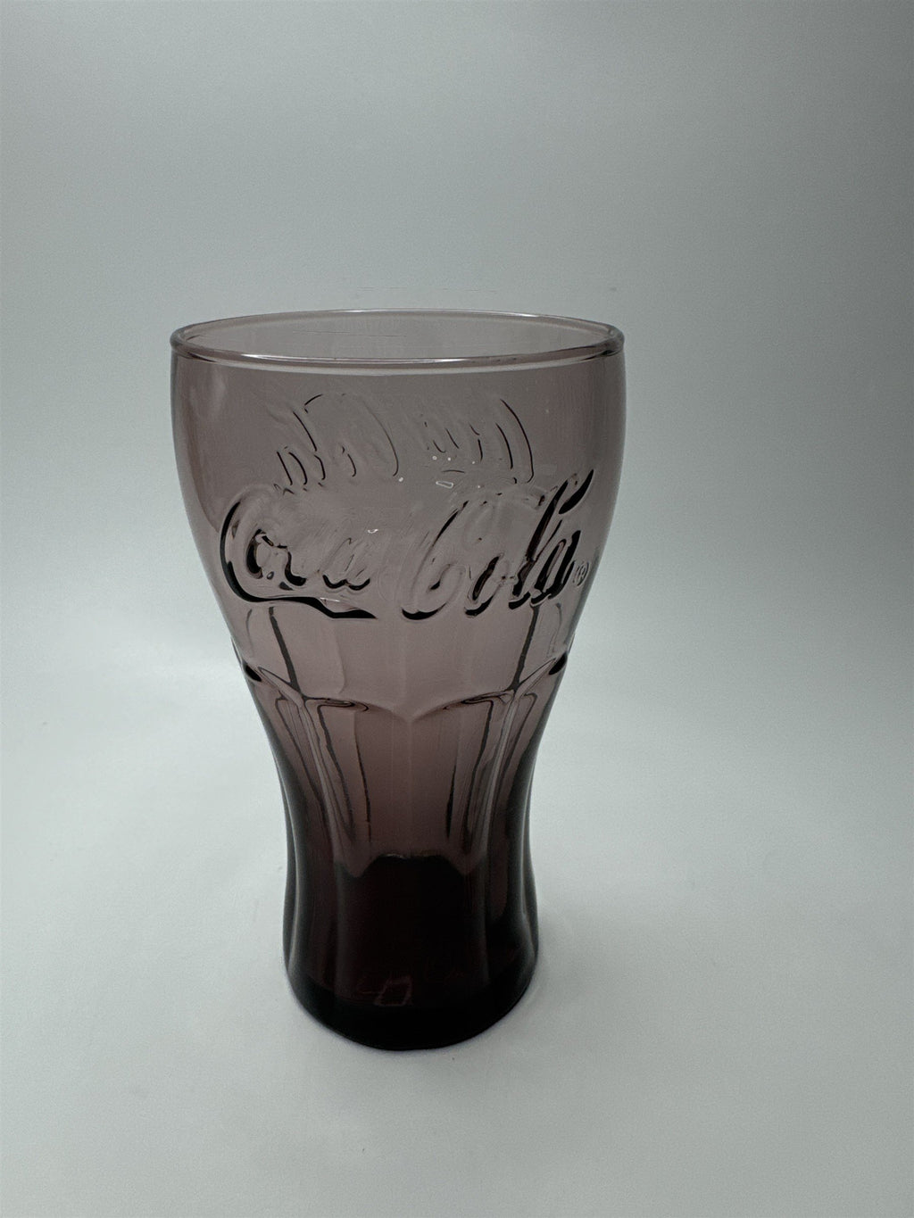 Coca Cola Deep Purple Glass 6" Tall Drinking Glass McDonalds Promo Vintage