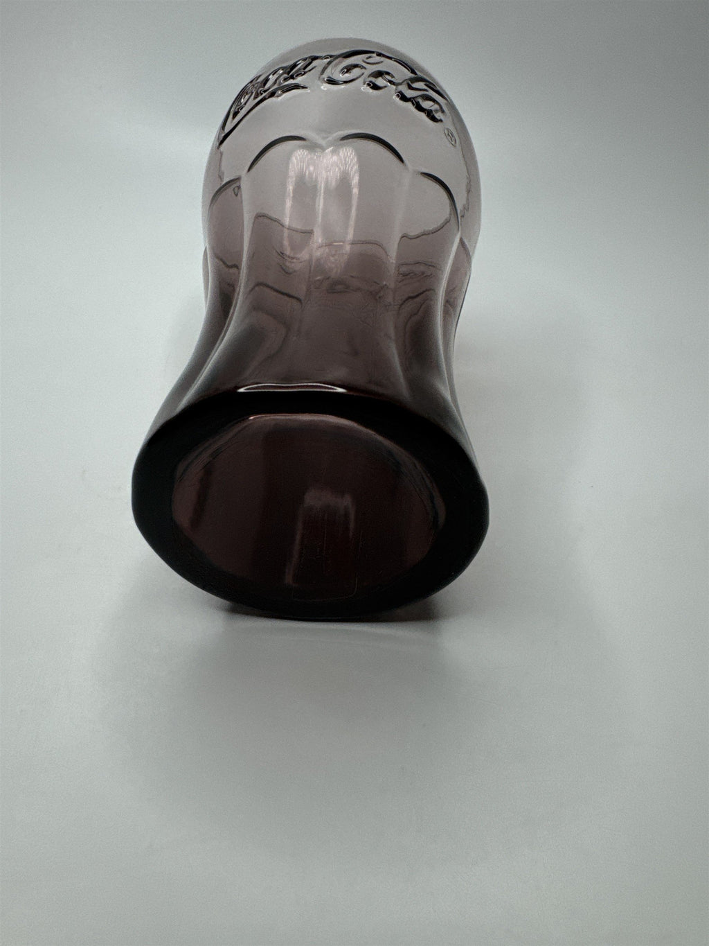 Coca Cola Deep Purple Glass 6" Tall Drinking Glass McDonalds Promo Vintage