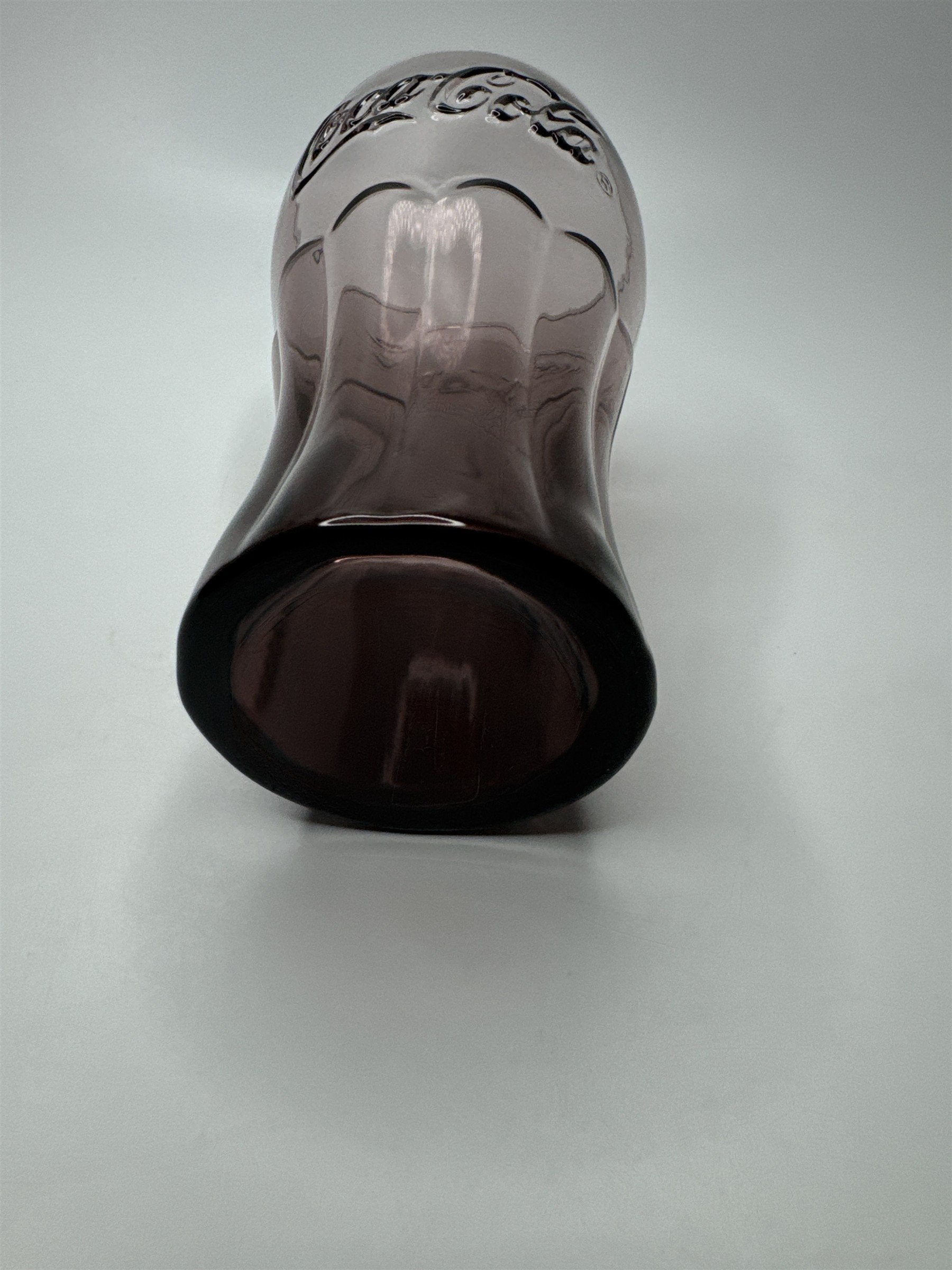 Coca Cola Deep Purple Glass 6" Tall Drinking Glass McDonalds Promo Vintage