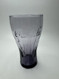 Coca Cola Purple Amethyst Glass 6" Tall Drinking Glass McDonalds Promo Vintage