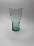 Coca Cola Green Bottom Glass 6" Tall Drinking Glass McDonalds Promo Vintage