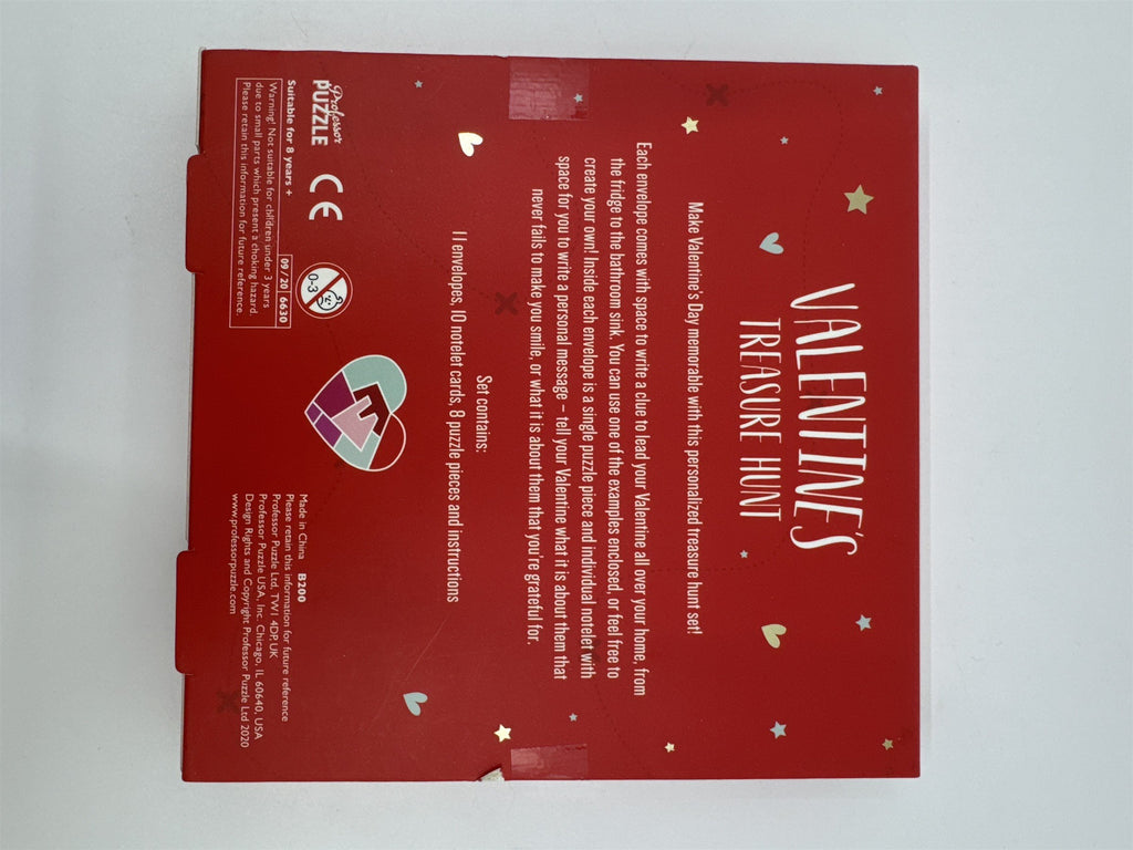 Valentine's Day Couple's Treasure Hunt Romantic Envelope Hiding Game