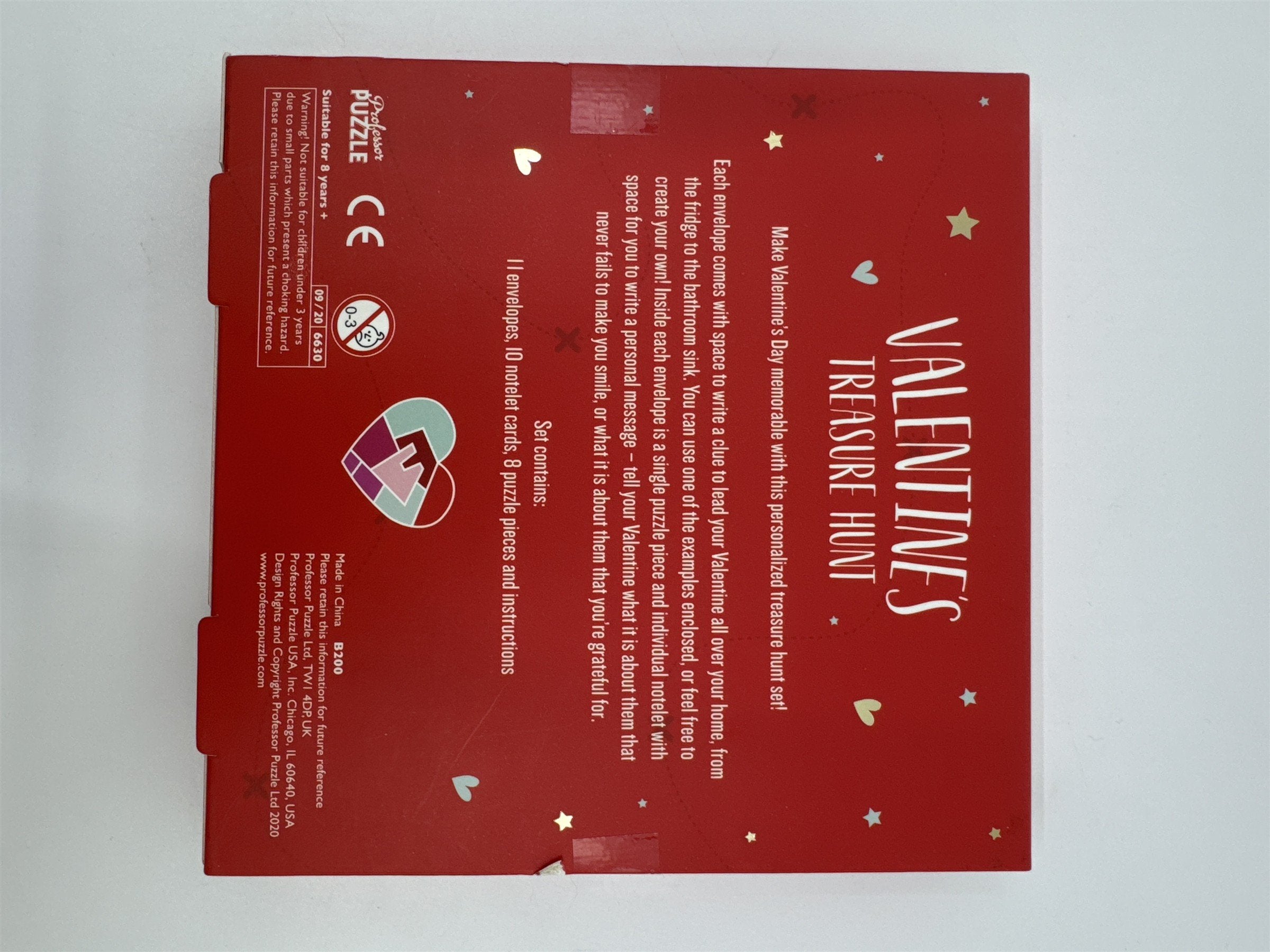 Valentine's Day Couple's Treasure Hunt Romantic Envelope Hiding Game