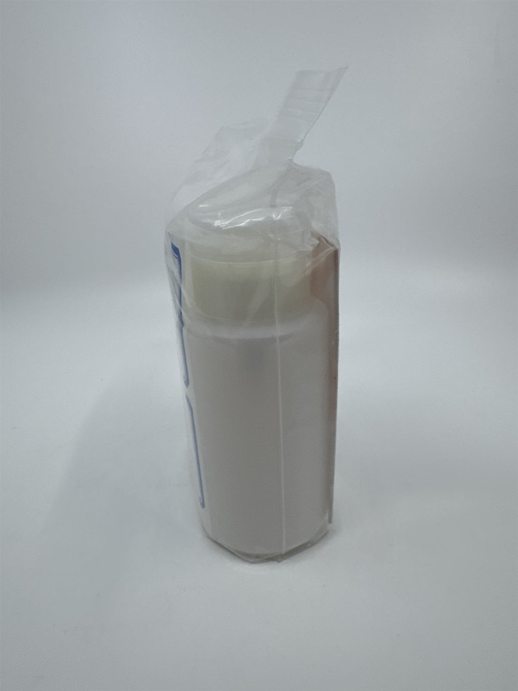 Set of Two Empty Refillable Push-Down Pump Plastic Bottles W/ Labels