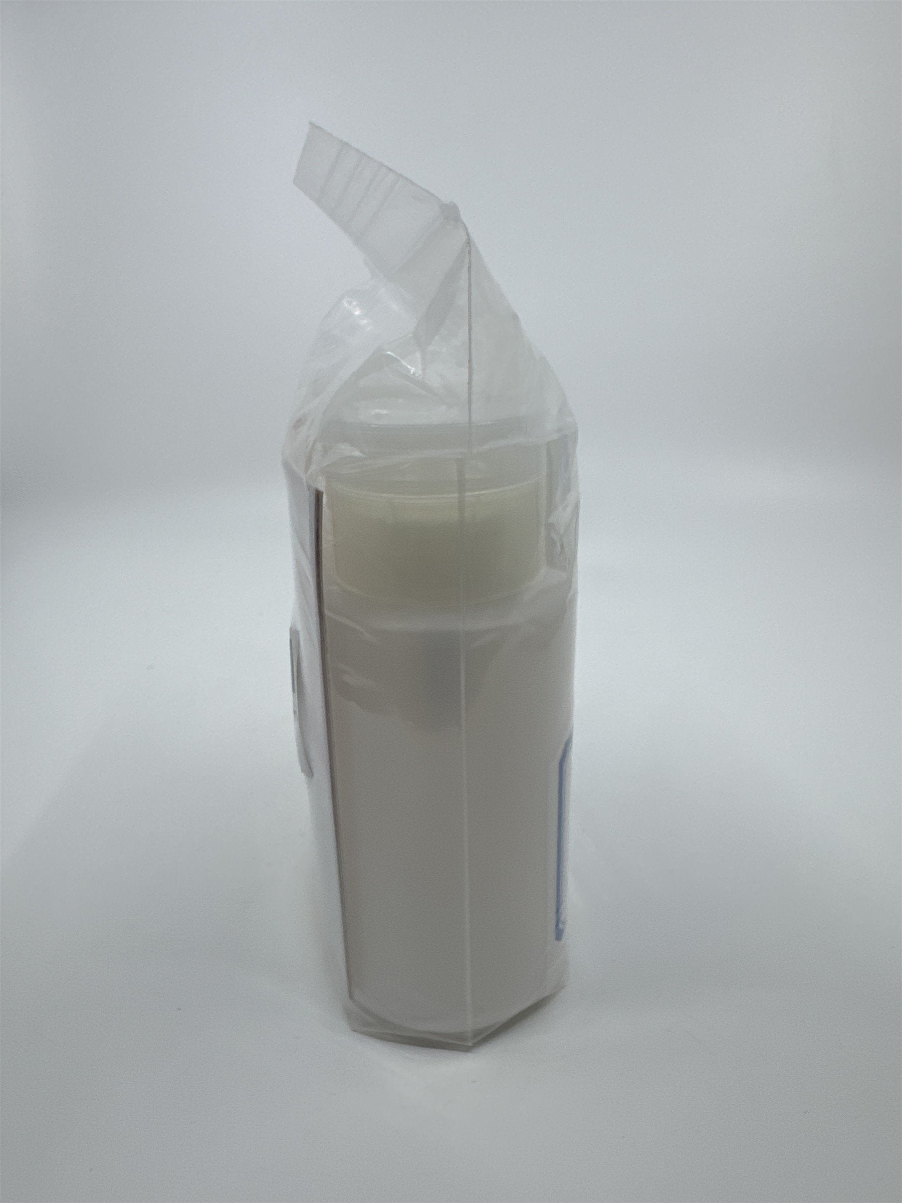 Set of Two Empty Refillable Push-Down Pump Plastic Bottles W/ Labels